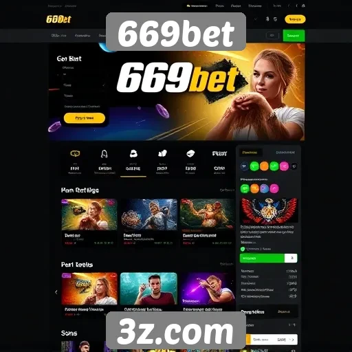 Novidades no design do site 669bet